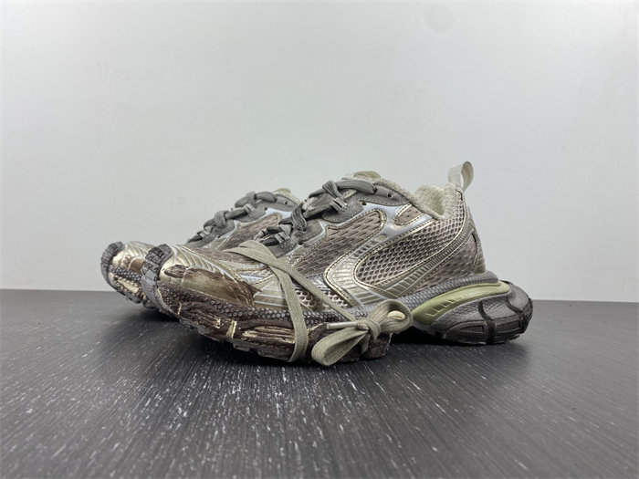 Ba*len*cia*ga 3xl trainer worn out dark grey 734734 w3xl7 9191